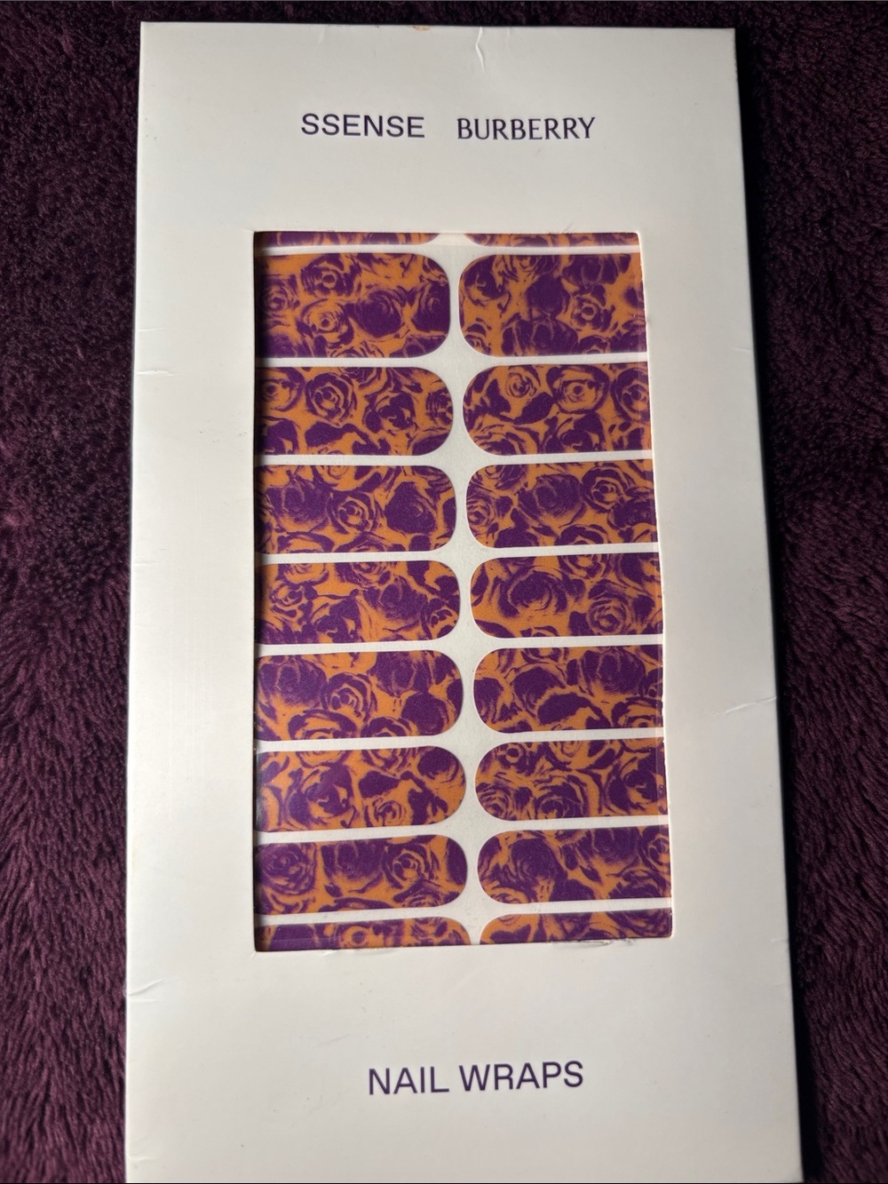 NWT Burberry x SSENSE Limited Edition Nail Wraps – Rare Collector Promo